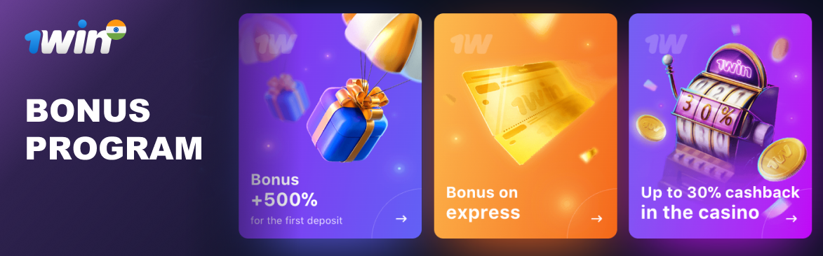 Example of a 1win promotional code offer
